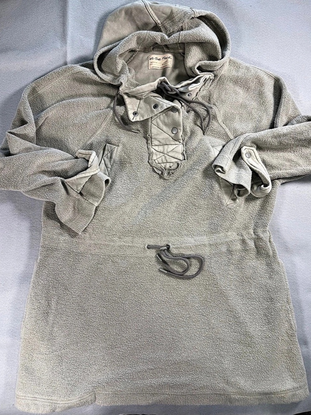 Free People "We The Free" Sadie Surplus Fleece Tunic Dress: